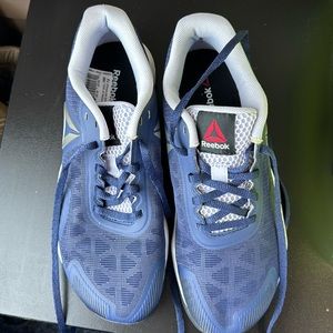 New, never worn navy and pink Reebok workout 2.0